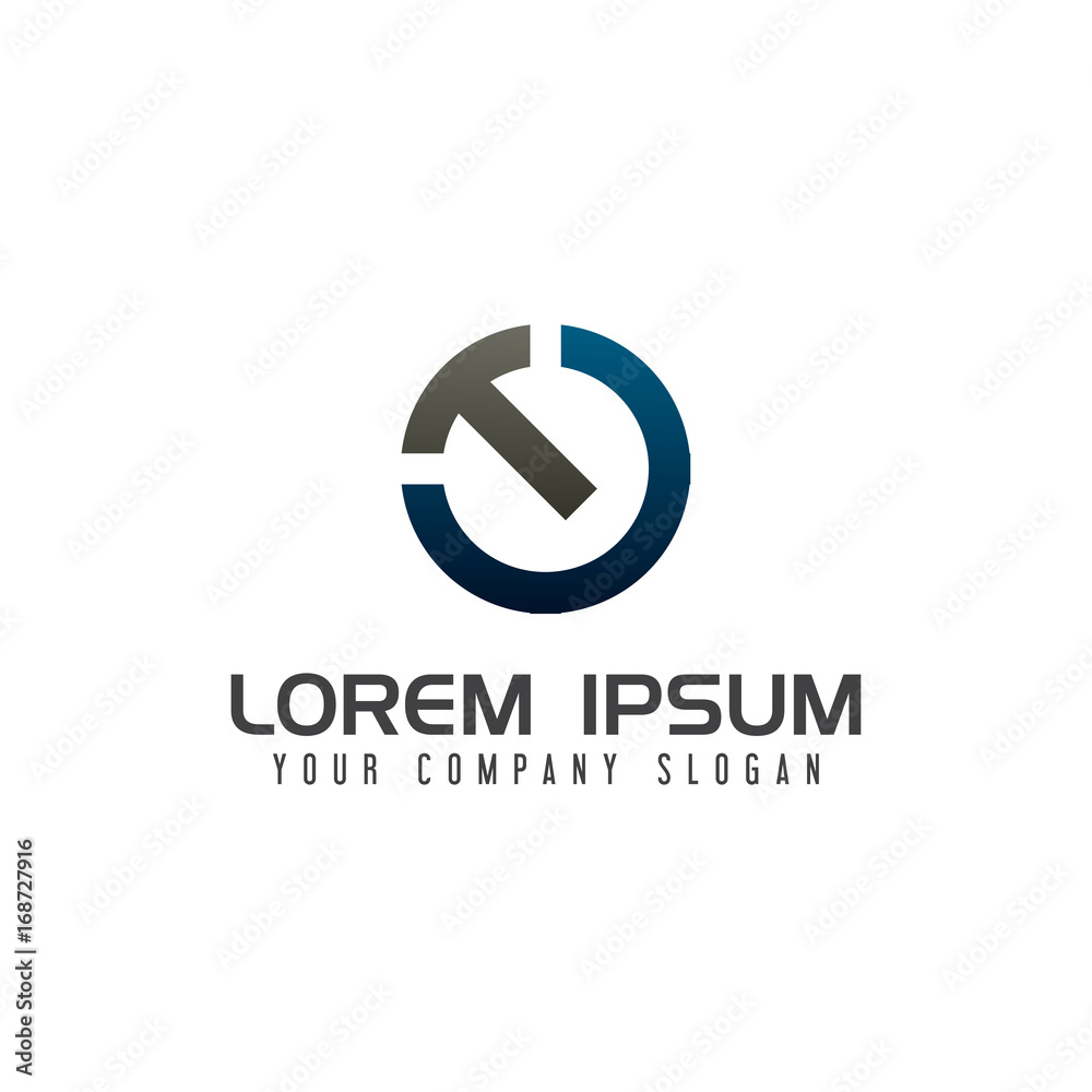 Letter T technology logo design concept template Stock Vector | Adobe Stock