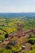 Toskana-Panorama, San Miniato im Chianti-Gebiet
