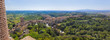 Toskana-Panorama, San Miniato im Chianti-Gebiet
