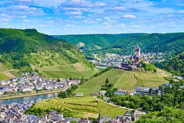 Wall Mural - City of Cochem with 