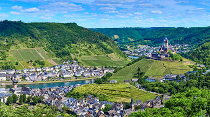 Wall Mural - City of Cochem with 