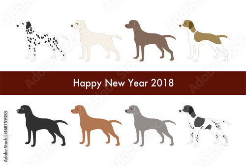 2018年 年賀状 戌年 犬 イラスト Buy This Stock Vector And Explore 2018年 年賀状 戌年 犬 イラスト Buy This Stock Vector And Explore