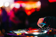 Music Background DJ Night Club Deejay Record Player Retro