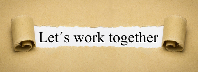 Let´s work together