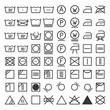 Laundry and Washing Icon Set. Vector