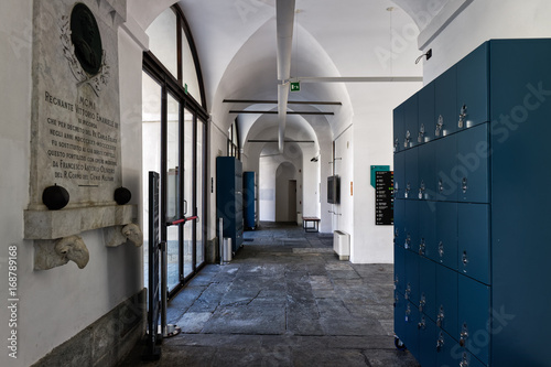 Fotomural Fort Bard, Valle d'Aosta, Italy - August 18, 2017: Historic military construction defence Fort Bard