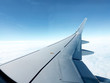 © pictress/Stocksy - Airplane wing from passenger window