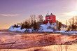 The Historic Marquette Harbor Lighthouse On Lake Superior, Michigan's Upper Peninsula