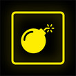 Neon Button App - Bombe