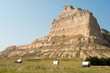 Scotts Bluff National Monument Covered Wagon Nebraska Midwest USA