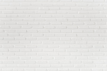  Pattern of white brick wall for background and textured, Seamless white brick wall background