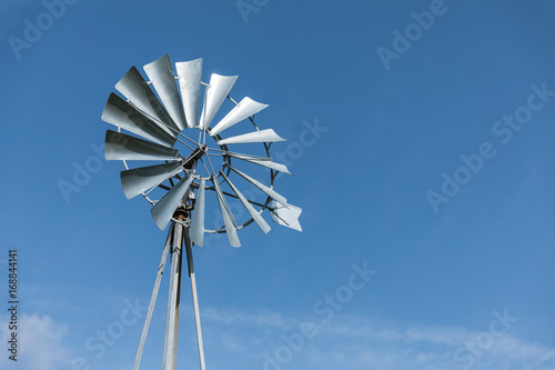 Plakat Stary pompowanie turbiny wiatrowej