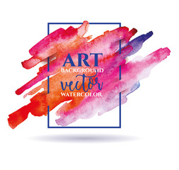 Poster - Vector frame for text Modern Art graphics for hipsters