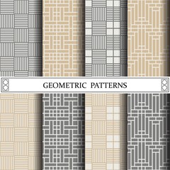 Wall Mural - geometric vector pattern,pattern fills, web page background,surface textures