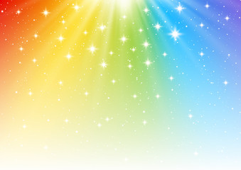 Wall Mural - Rainbow shiny background for Your bright design