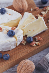Wall Mural - Soft french cheese of camembert.