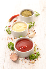 Canvas Print - various of sauces