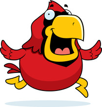 Pájaro rojo de dibujos animados | Vectores de dominio público Pájaro rojo de dibujos animados | Vectores de dominio público