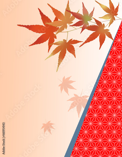 紅葉和の背景和風和柄stock Illustration Adobe Stock