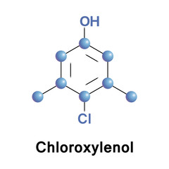 Canvas Print - Chloroxylenol or parachlorometaxylenol