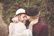 © liderina - Happy couple outdoor. Happy couple looking each other.