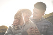 © liderina - Happy couple outdoor. Happy couple enjoying together in the beautiful day.