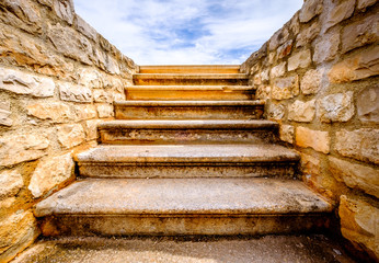 Wall Mural - old steps