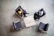 © ReeldealHD images - Overhead shot of a business meeting