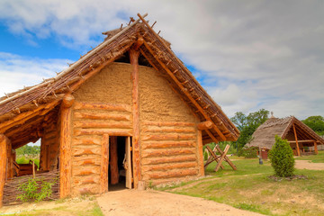 Old style cottage house in Poland