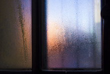 Drops Of Water On Window