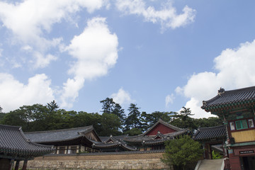 Poster - Beautiful Korean temple