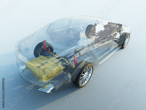 Fotografía Hybrid Elektro Benzin fahrzeug