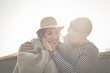 © liderina - Happy couple enjoying together in the beautiful day.