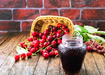 Wall Mural - cherry jam