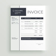 creative invoice template vector design