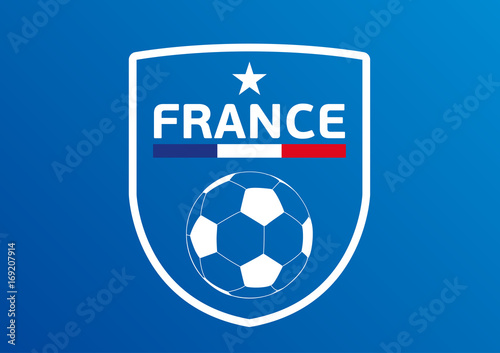 Blason Foot France - kaufen Sie diese Vektorgrafik und ...