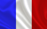Fototapeta Paryż - Image of the French flag. 