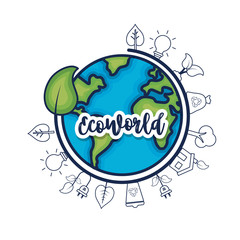 Wall Mural - ecology earth planet to environment care