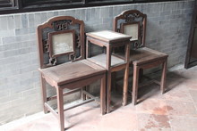 Ancient Old Style Chinese Wealthy Rich Furniture Table Chair Chairs In Guangdong China Asia
