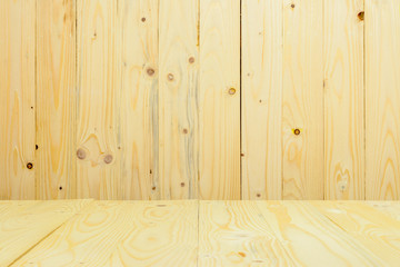 Wood table background.