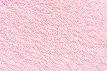 Close Up Pink Towel Texture And Background