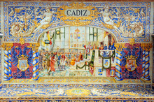 Constitución De Cádiz, Constitución De 1812, Plaza De España En Sevilla, España