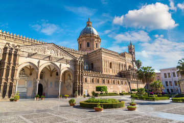 Fototapete - Palermo Cathedral in Palermo