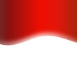 Welle Band Banner Rot Weiß Textfreiraum Hintergrund 