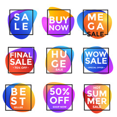 Vivid Collection of Sale Discount Styled Banners 3