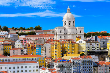 Wall Mural - lisbon cityscape.