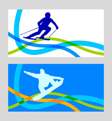 Wall Mural - Wintersport - 90 - Flyer