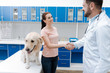 © Viacheslav Yakobchuk - Delighted owner holding hand on veterinary