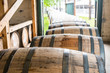 Bourbon Barrels Heading for Aging