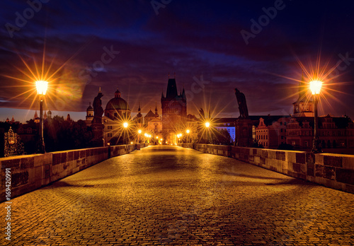 Zdjęcie XXL Praga nocą